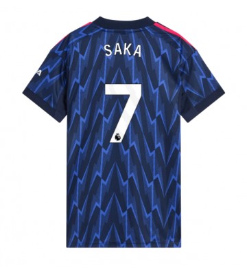 Arsenal Bukayo Saka #7 Udebanetrøje Dame 2025-26 Kortærmet